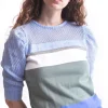 Erotokritos Knitwear | Tops & Shirts*Xya Knitted Top Blue