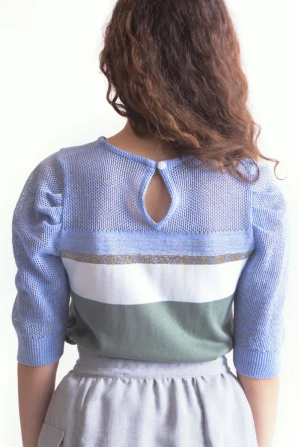 Erotokritos Knitwear | Tops & Shirts*Xya Knitted Top Blue