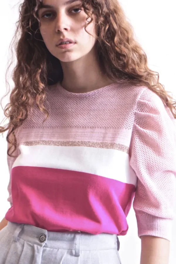 Erotokritos Knitwear | Tops & Shirts*Xya Knitted Top Pink