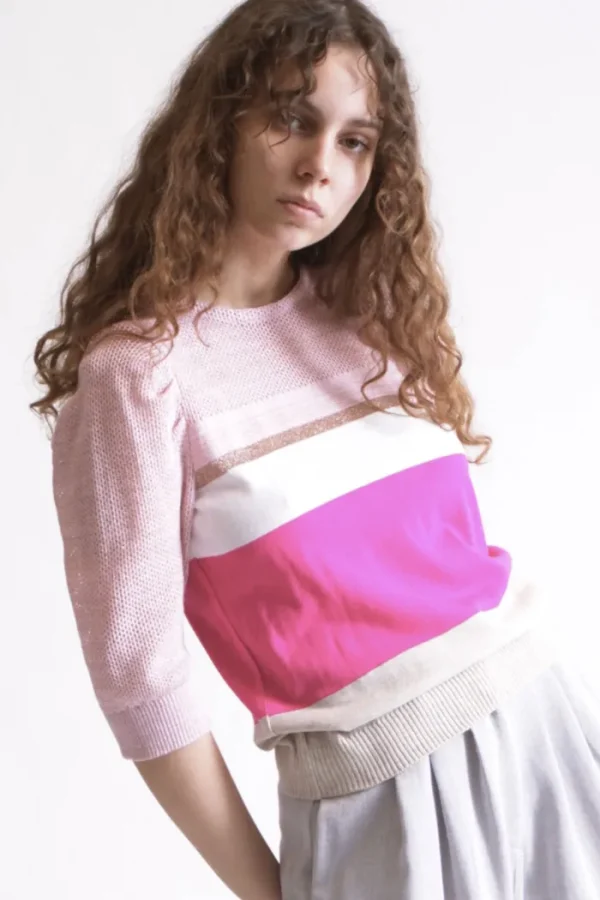 Erotokritos Knitwear | Tops & Shirts*Xya Knitted Top Pink