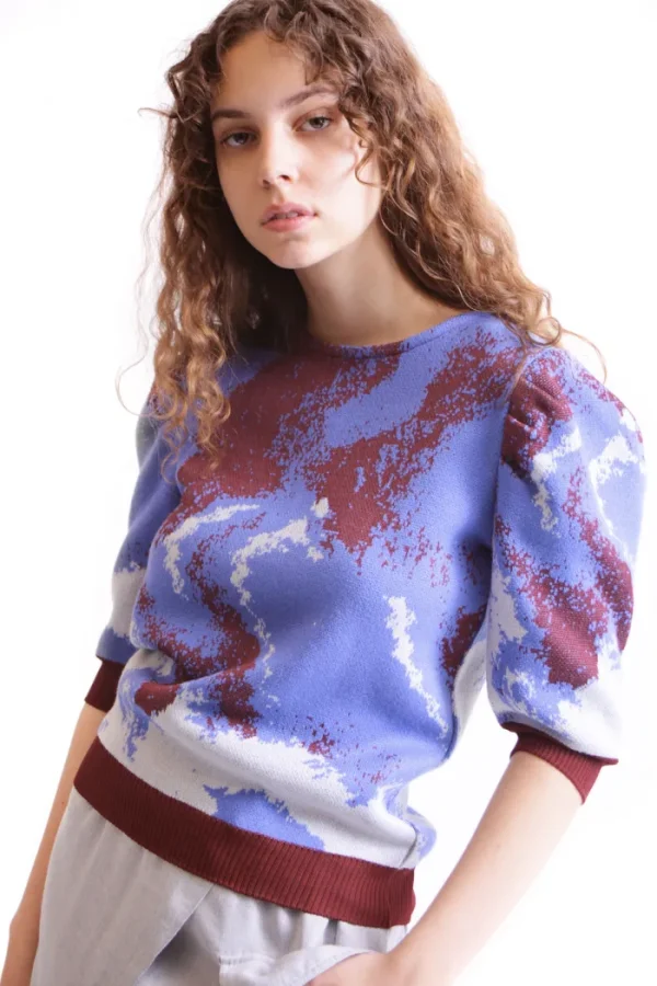 Erotokritos Knitwear | Tops & Shirts*Yanna - Sweater with Puffy Sleeves