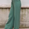 Erotokritos Bottoms*Ziah-Silk Gabardine Pants