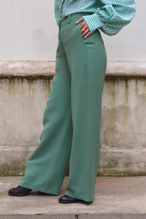 Erotokritos Bottoms*Ziah-Silk Gabardine Pants