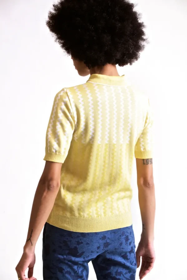 Erotokritos Knitwear | Tops & Shirts*Zola - Kniited Polo with Key Hole Closing